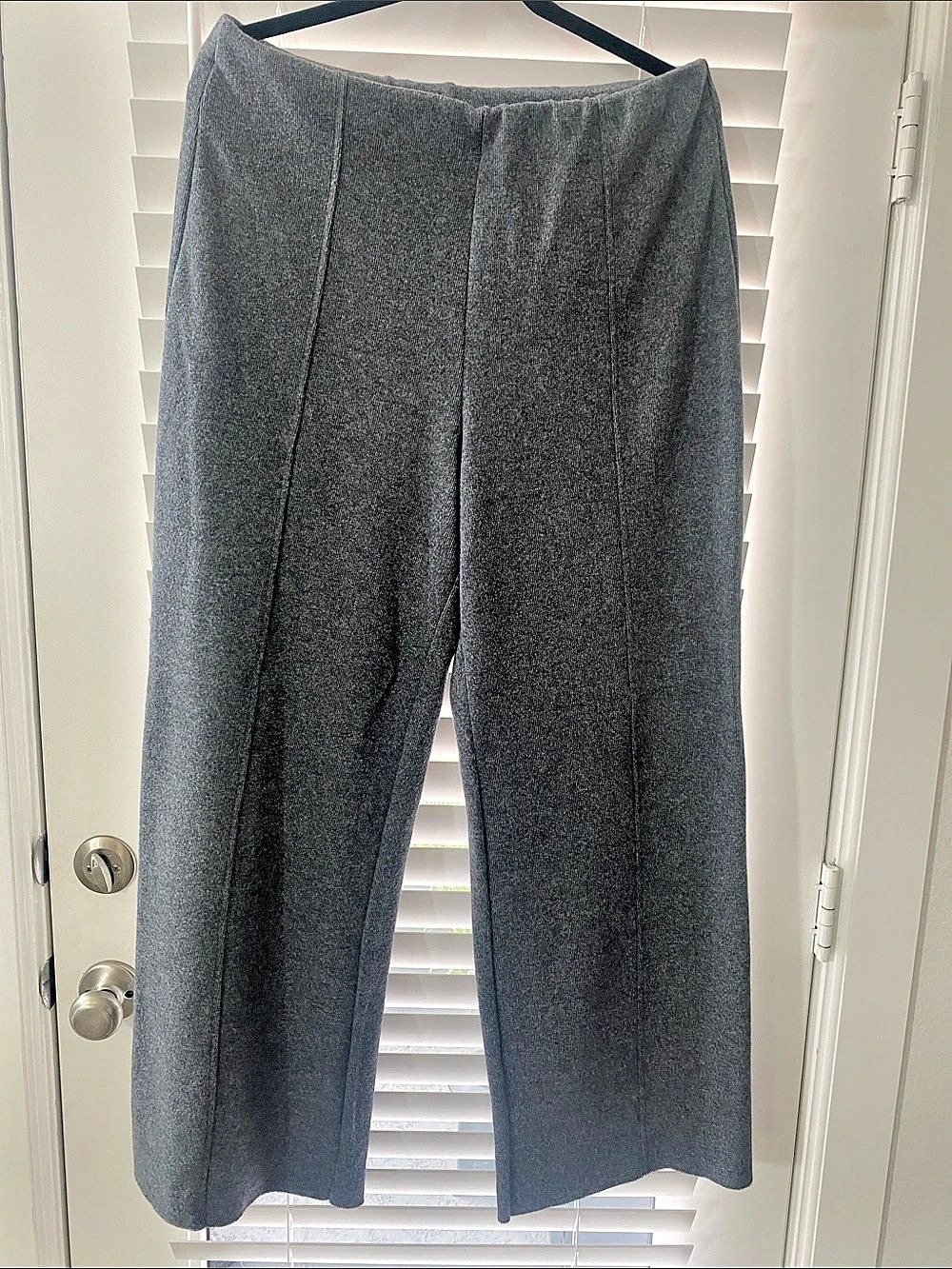 Zara Wide Leg Pants in Gray Size Large Like New